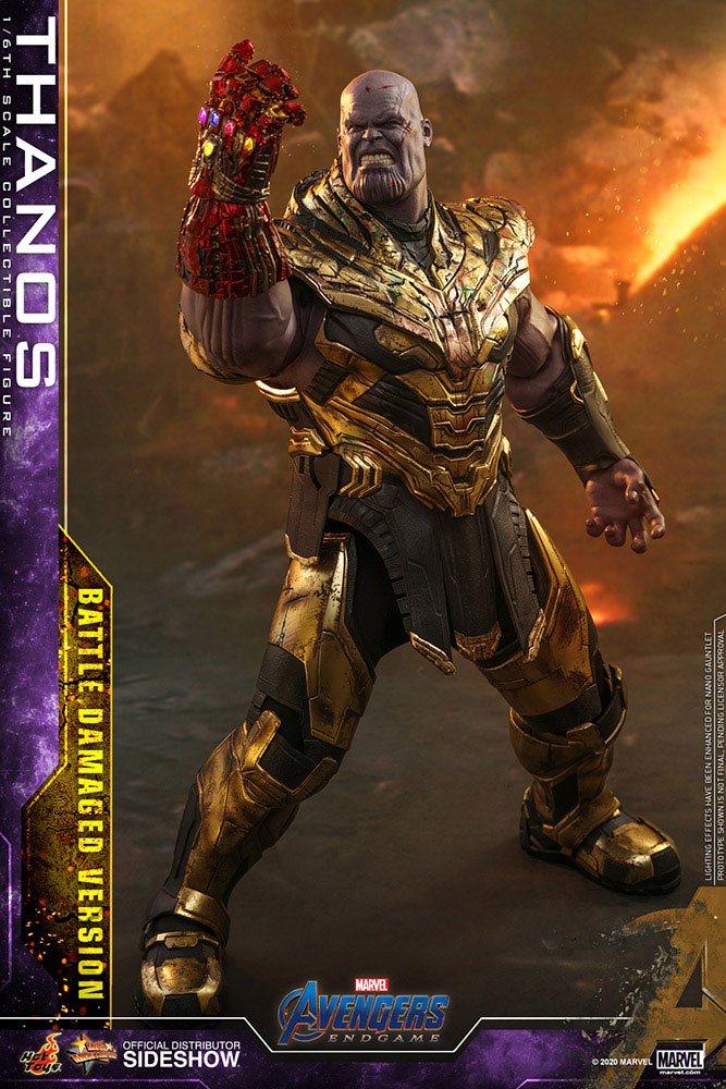 Figurine Hot Toys Thanos Battle Damaged Version - Deriv'Store