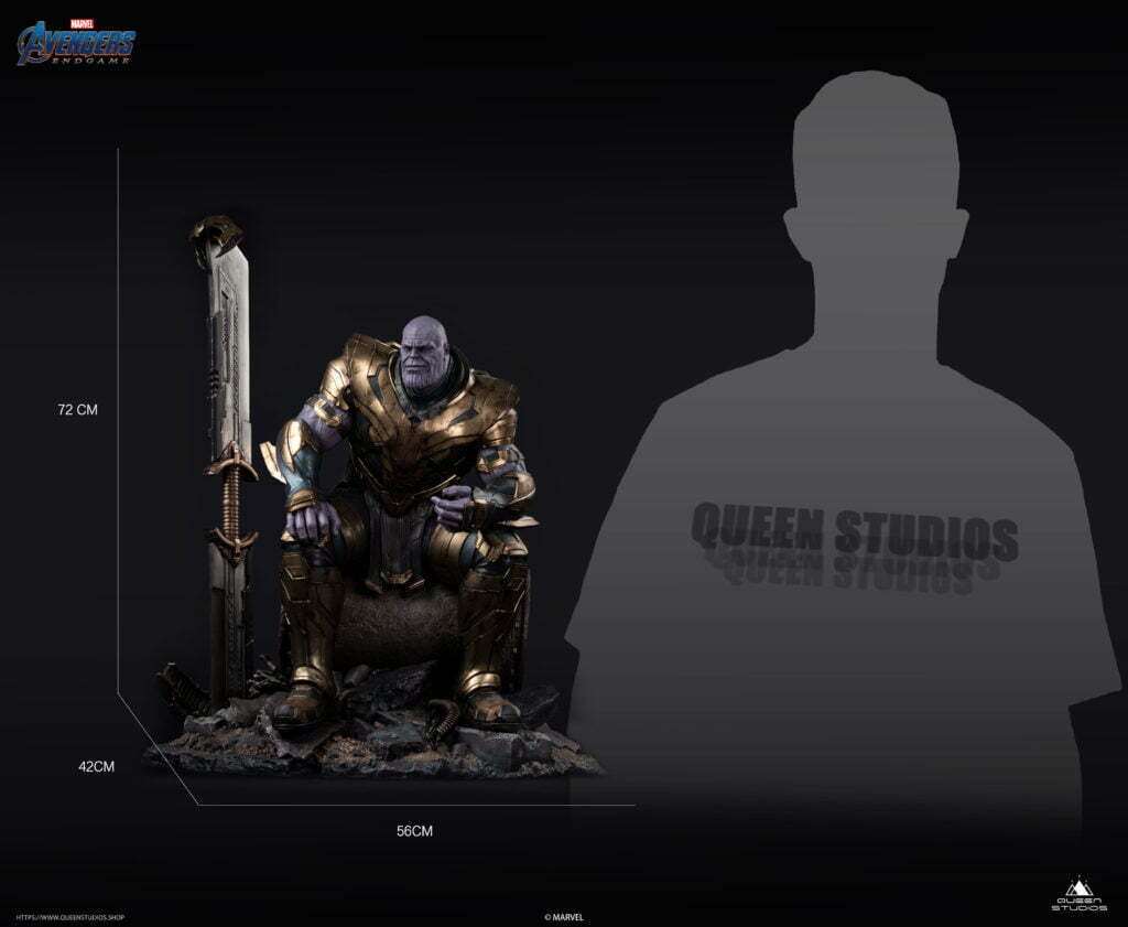 Statuette Thanos Premium Queen Studios - Deriv'Store