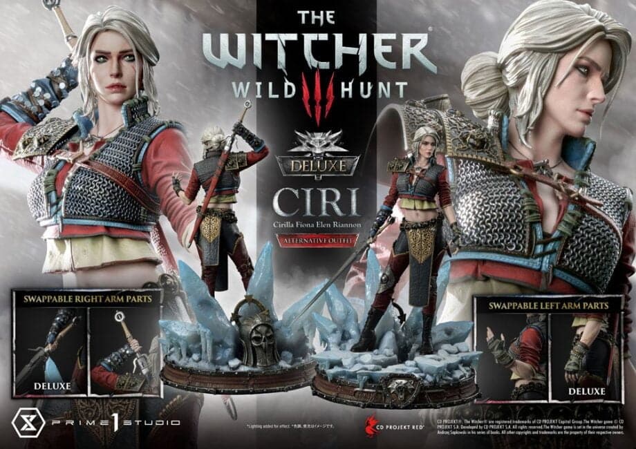 Statuette Cirilla Fiona Elen Riannon Alternative Outfit Deluxe Bonus Version Witcher 3 Wild Hunt