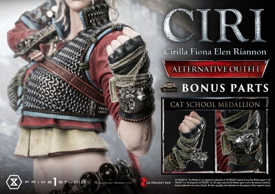 Statuette Cirilla Fiona Elen Riannon Alternative Outfit Deluxe Bonus Version Witcher 3 Wild Hunt