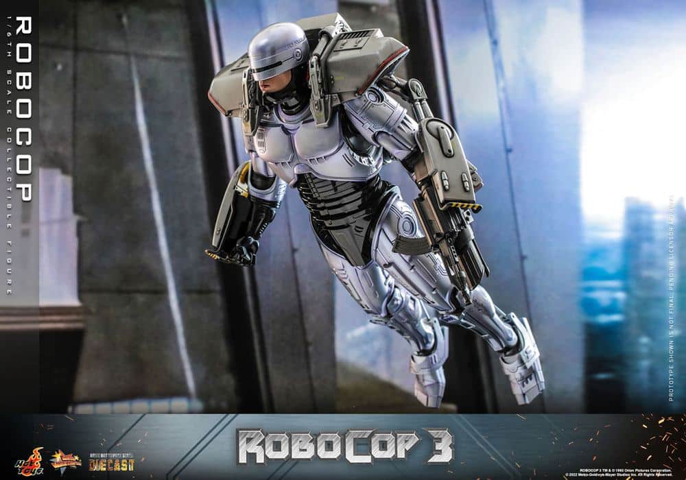 Robocop 3: Figurine Robocop endommagée par la bataille à l'échelle