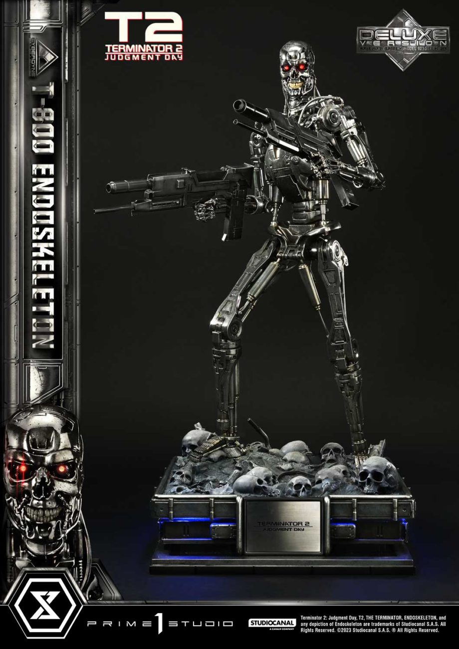 Terminator T-600 Life Size Statue 1:1 Endoskeleton Prop /Sideshow