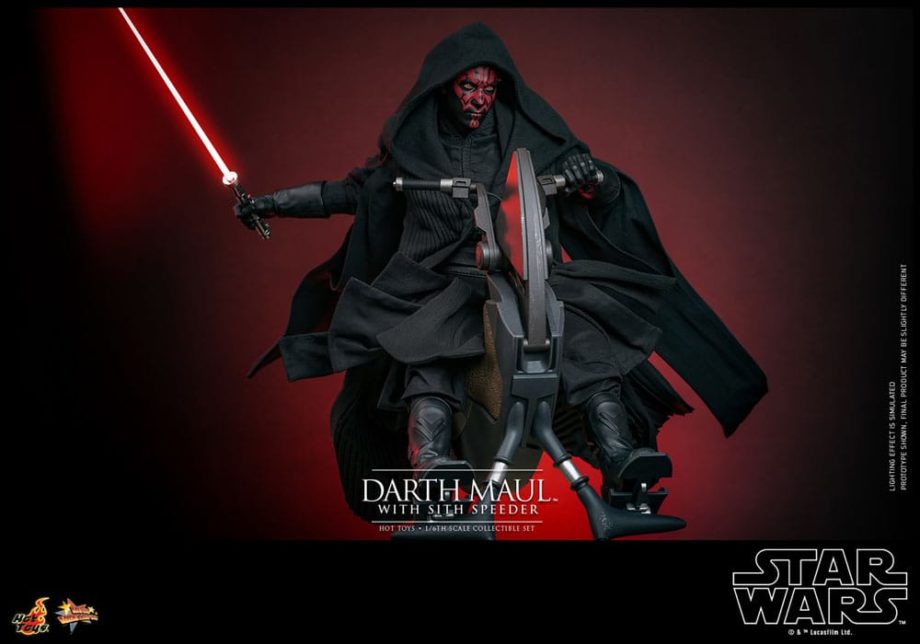 Figurine Hot Toys Dark Maul with Speeder Episode 1