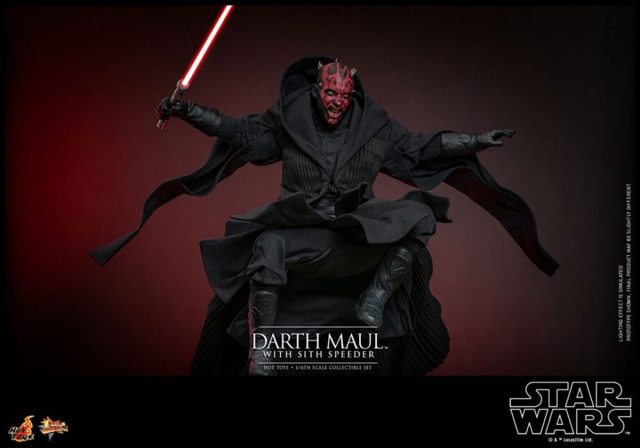 Figurine Hot Toys Dark Maul with Speeder Episode 1