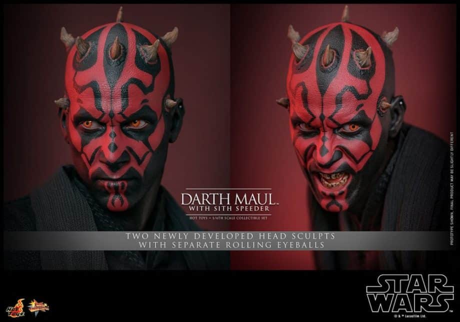 Figurine Hot Toys Dark Maul with Speeder Episode 1