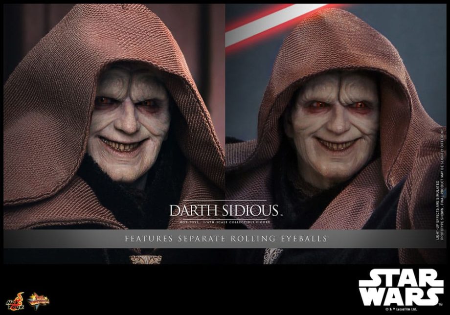 Figurine Hot Toys Dark Sidious Star Wars Episode III