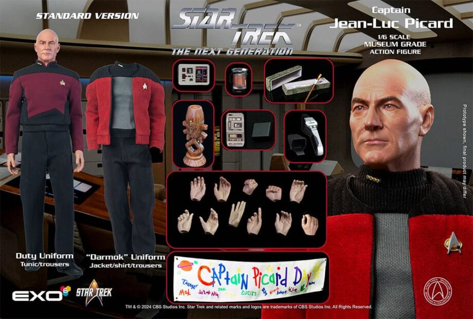 Figurine Captain Jean-Luc Picard Star Trek : The Next Generation