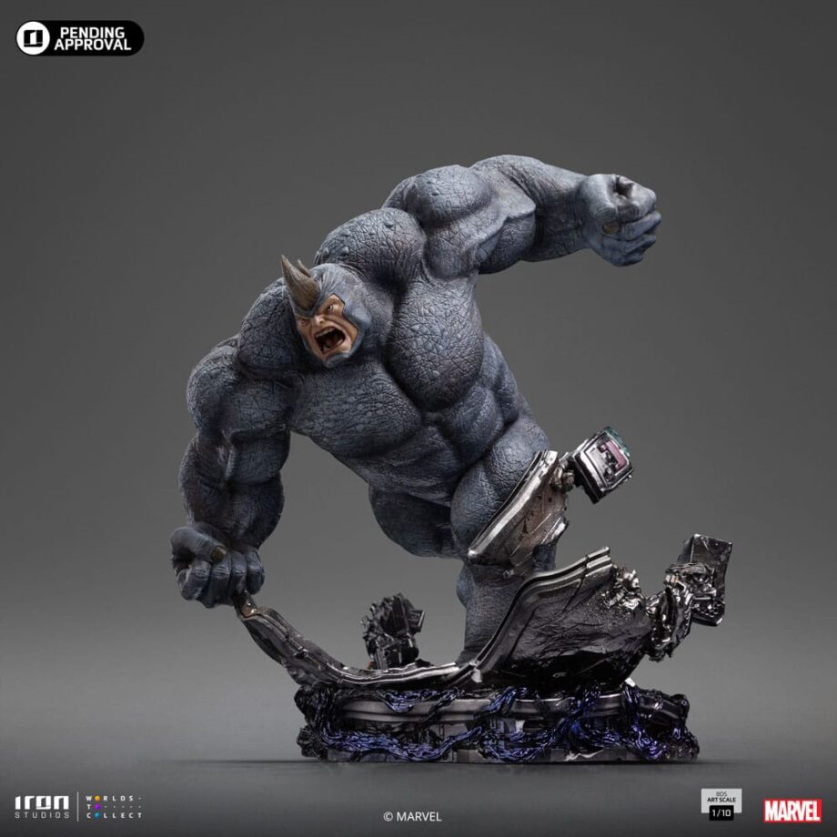 Statuette Art Scale Rhino Spider-man vs Villains