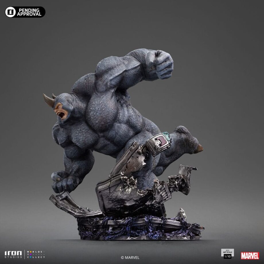 Statuette Art Scale Rhino Spider-man vs Villains