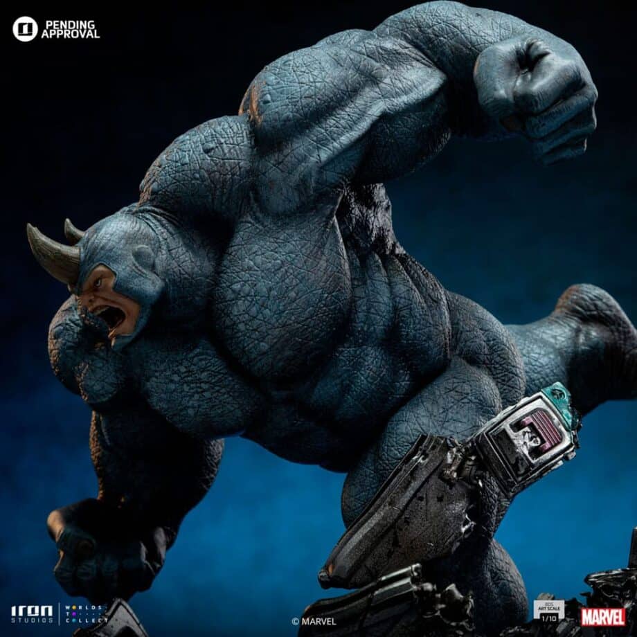 Statuette Art Scale Rhino Spider-man vs Villains