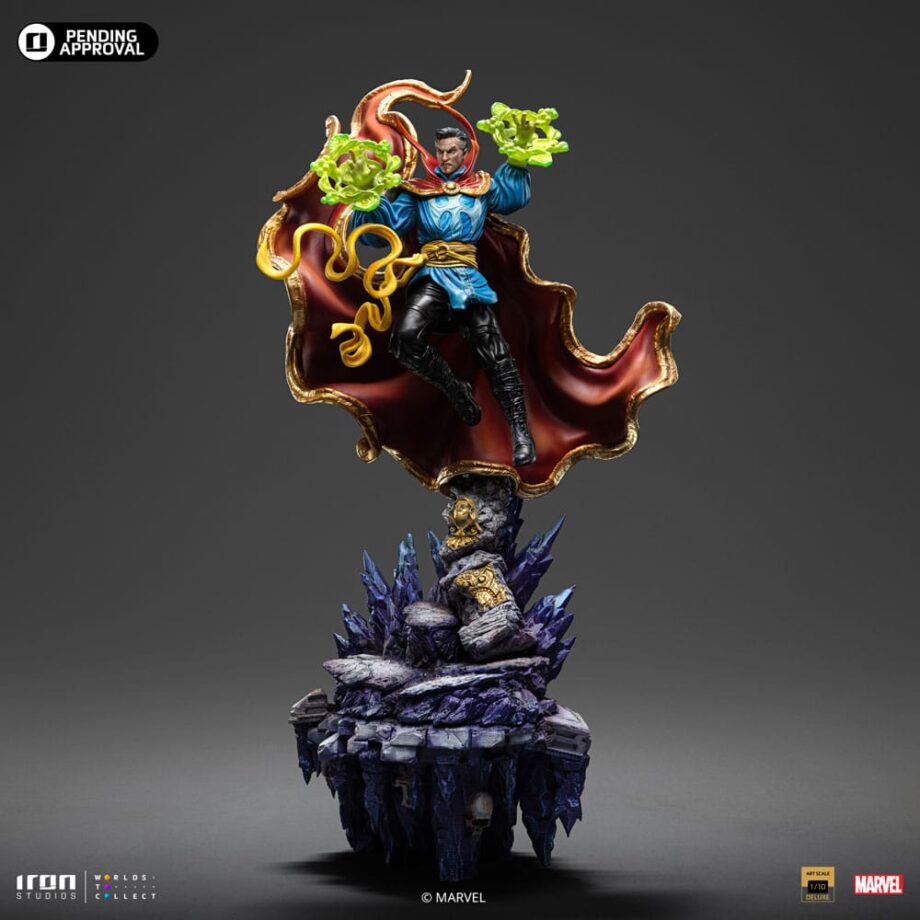 Statuette Deluxe Art Scale Dr. Strange Infinity Gauntlet