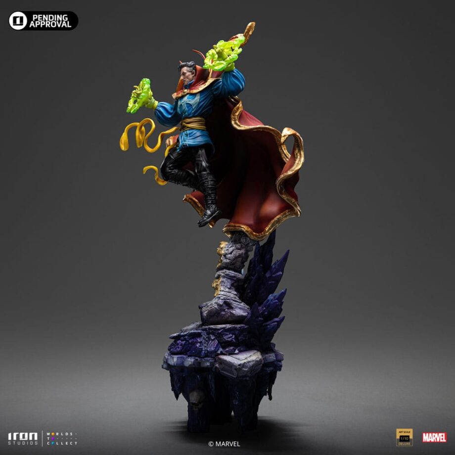 Statuette Deluxe Art Scale Dr. Strange Infinity Gauntlet