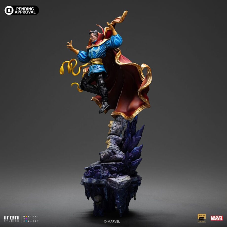 Statuette Deluxe Art Scale Dr. Strange Infinity Gauntlet