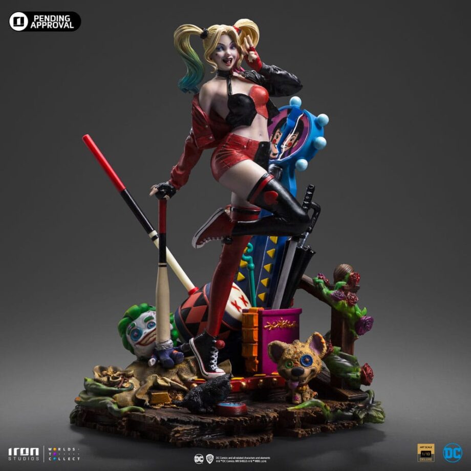 Statuette Deluxe Art Scale Harley Quinn Gotham Sirens