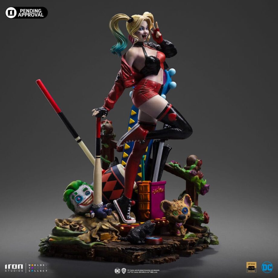 Statuette Deluxe Art Scale Harley Quinn Gotham Sirens