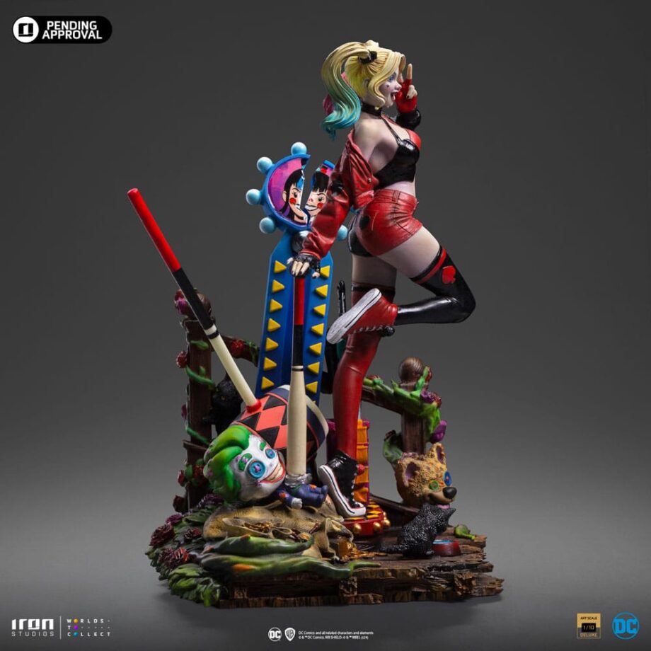 Statuette Deluxe Art Scale Harley Quinn Gotham Sirens