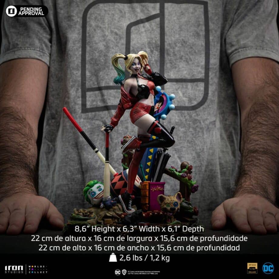 Statuette Deluxe Art Scale Harley Quinn Gotham Sirens