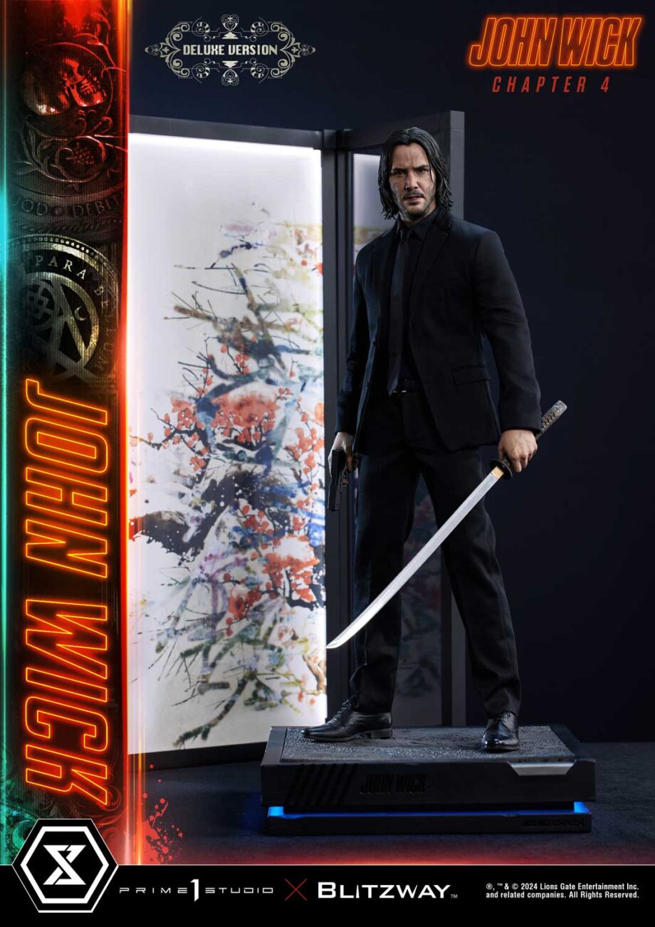 Statuette John Wick Deluxe Version John Wick Chapter 4