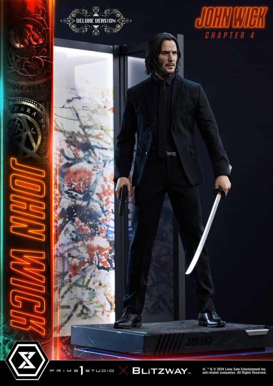 Statuette John Wick Deluxe Version John Wick Chapter 4