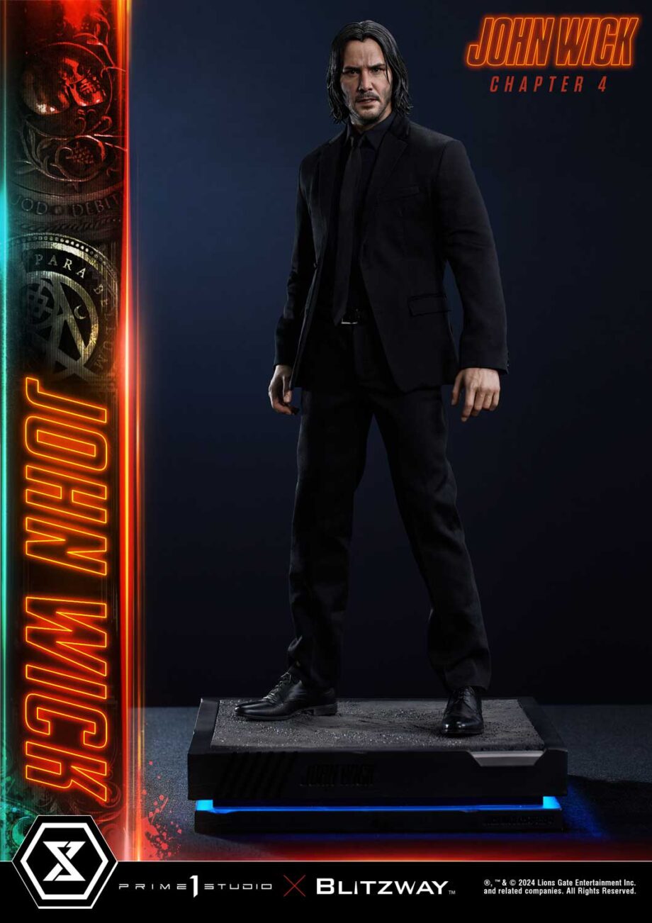 Statuette John Wick Deluxe Version John Wick Chapter 4