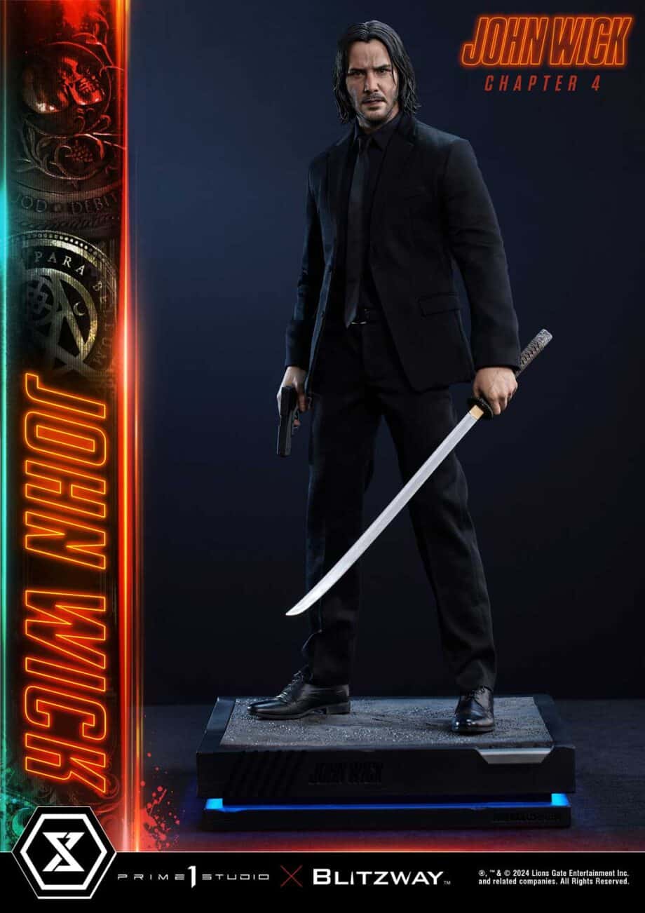 Statuette John Wick Deluxe Version John Wick Chapter 4