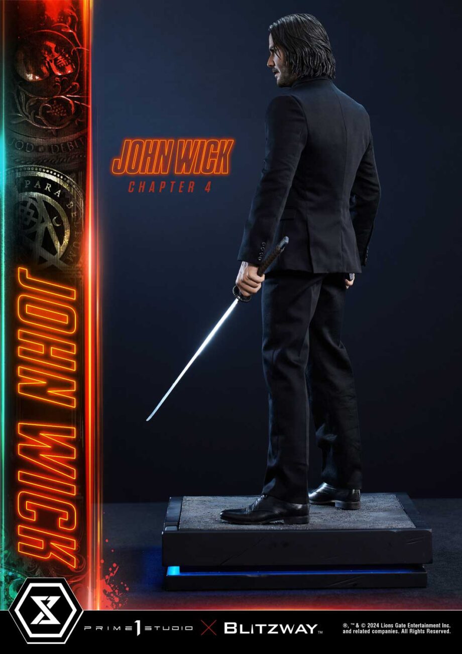 Statuette John Wick Deluxe Version John Wick Chapter 4