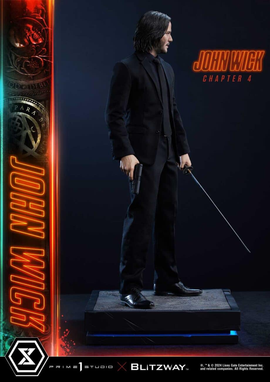 Statuette John Wick Deluxe Version John Wick Chapter 4