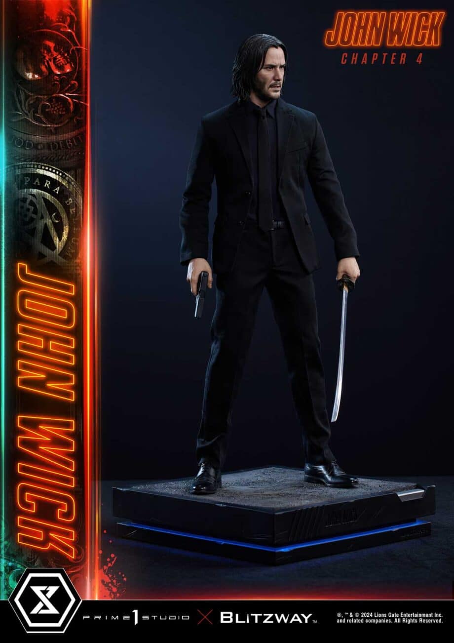 Statuette John Wick Deluxe Version John Wick Chapter 4