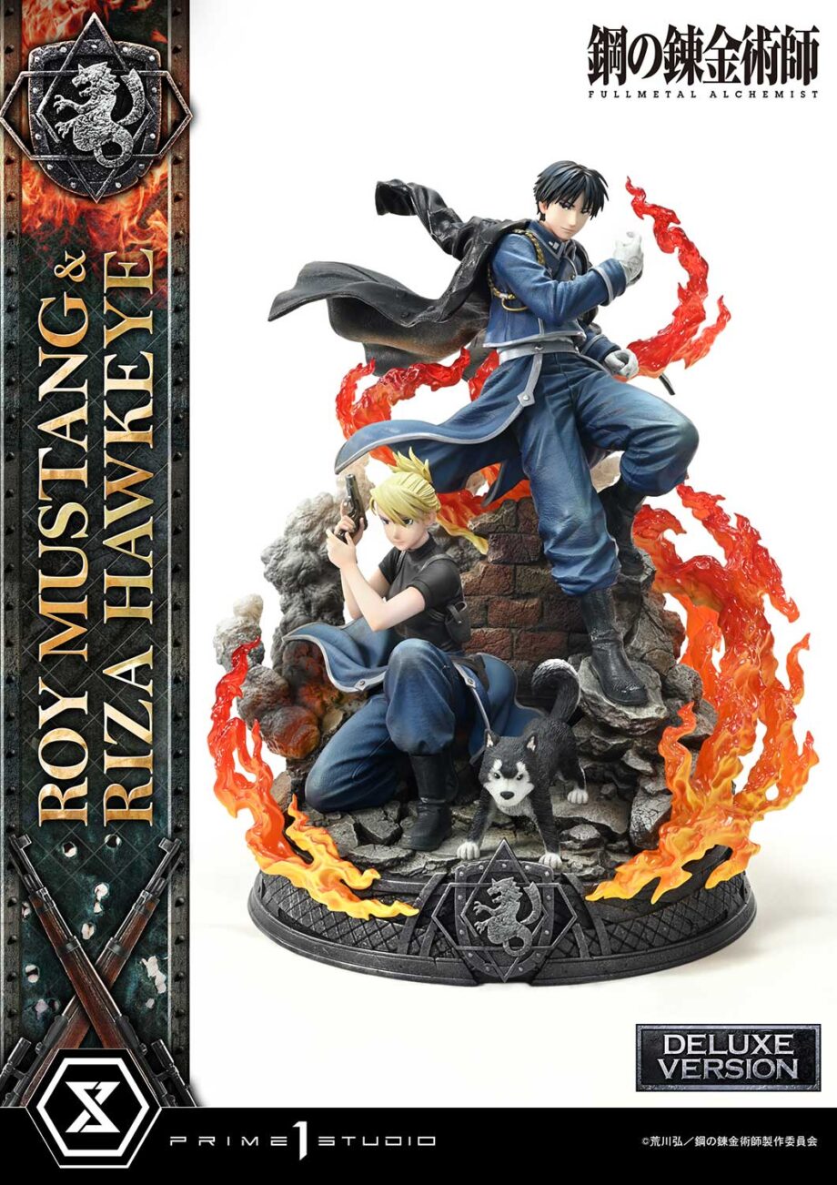 Statuette Roy Mustang & Riza Hawkeye Deluxe Version Fullmetal Alchemist