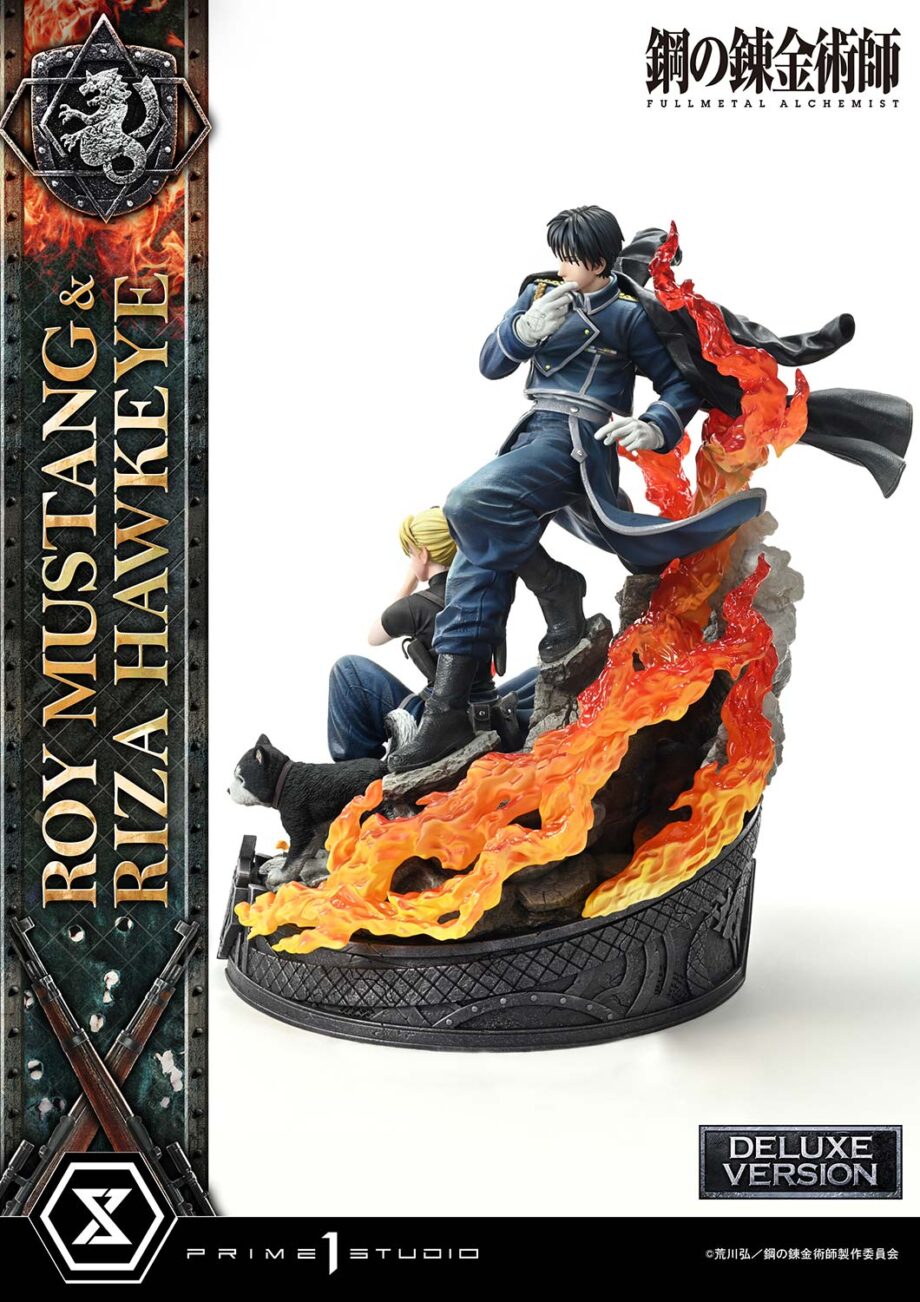 Statuette Roy Mustang & Riza Hawkeye Deluxe Version Fullmetal Alchemist