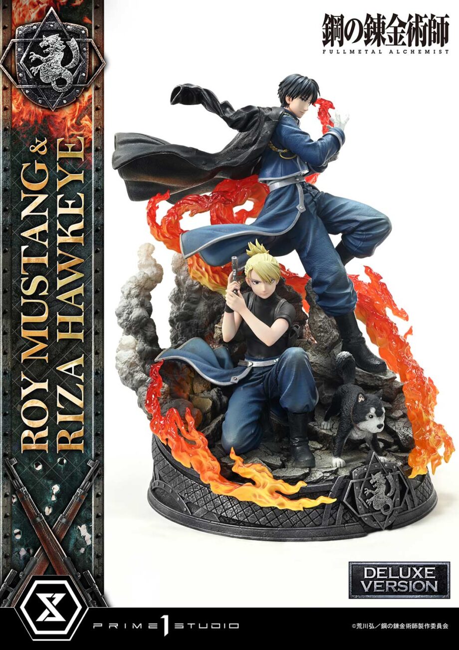 Statuette Roy Mustang & Riza Hawkeye Deluxe Version Fullmetal Alchemist