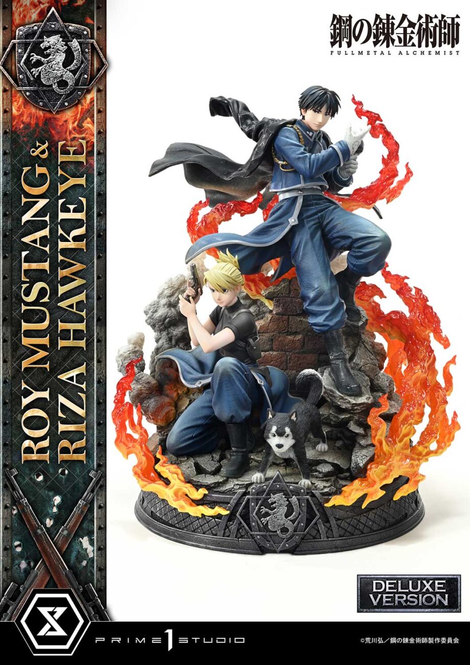 Statuette Roy Mustang & Riza Hawkeye Deluxe Version Fullmetal Alchemist