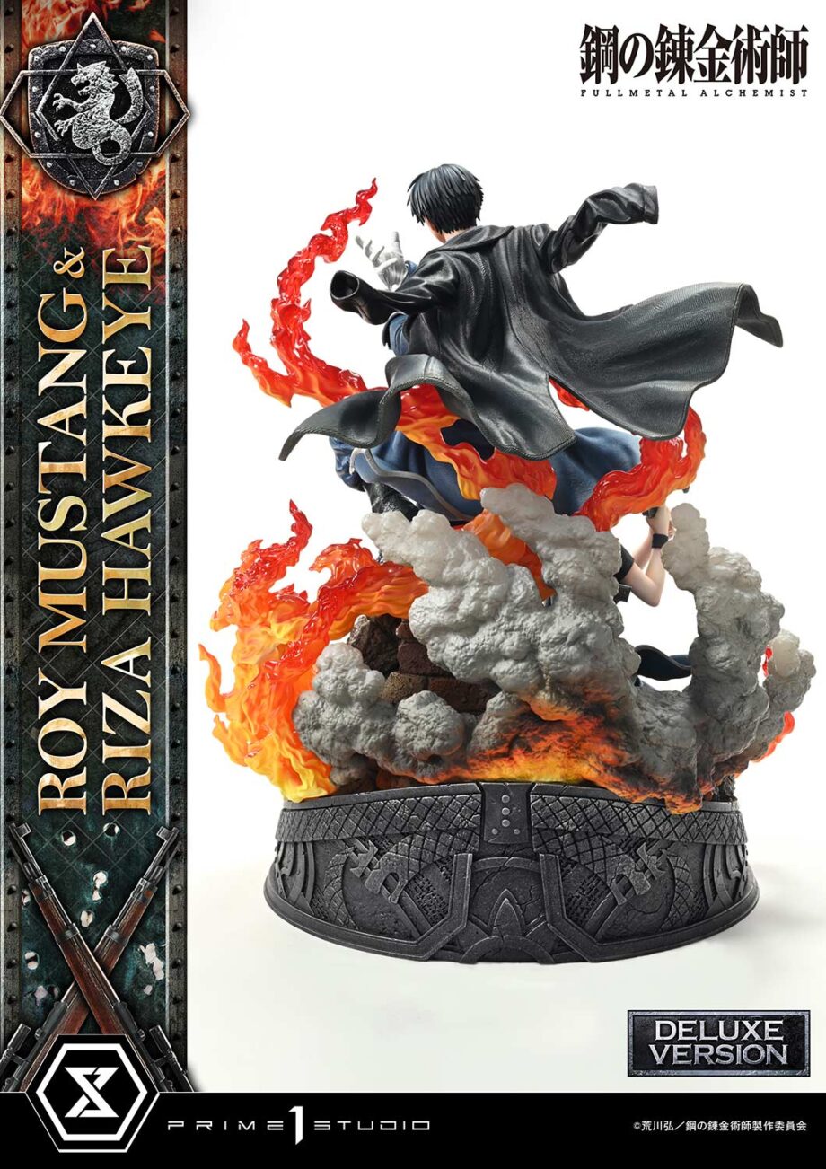 Statuette Roy Mustang & Riza Hawkeye Deluxe Version Fullmetal Alchemist