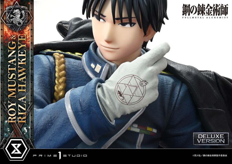 Statuette Roy Mustang & Riza Hawkeye Deluxe Version Fullmetal Alchemist