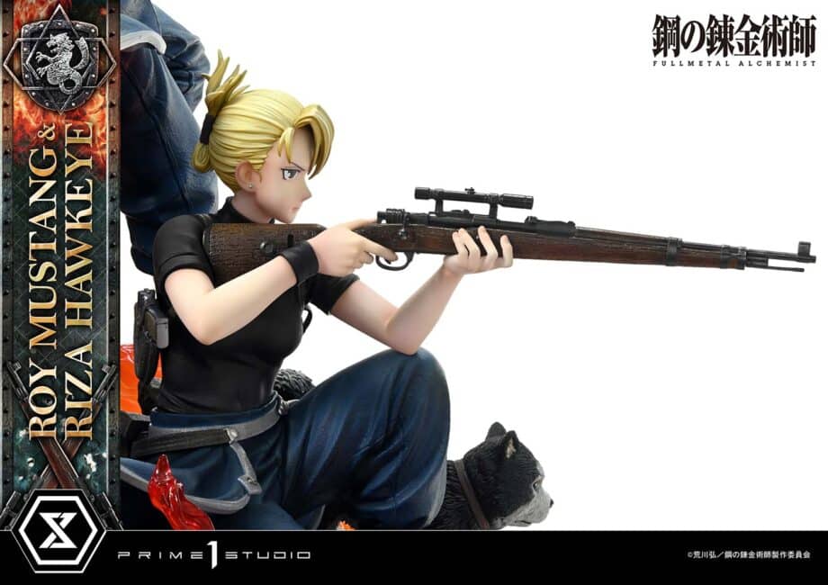 Statuette Roy Mustang & Riza Hawkeye Deluxe Version Fullmetal Alchemist