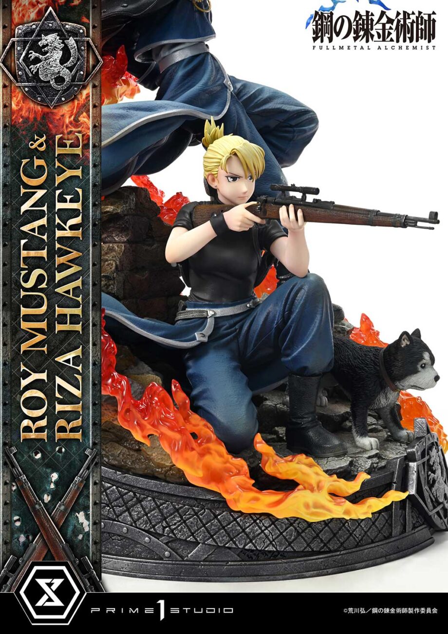 Statuette Roy Mustang & Riza Hawkeye Deluxe Version Fullmetal Alchemist