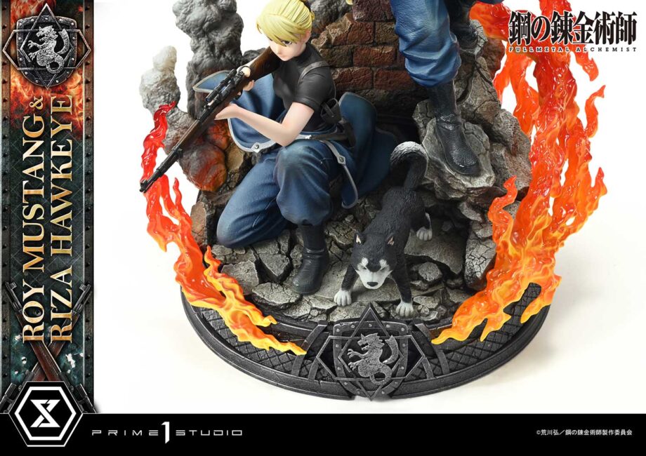 Statuette Roy Mustang & Riza Hawkeye Deluxe Version Fullmetal Alchemist