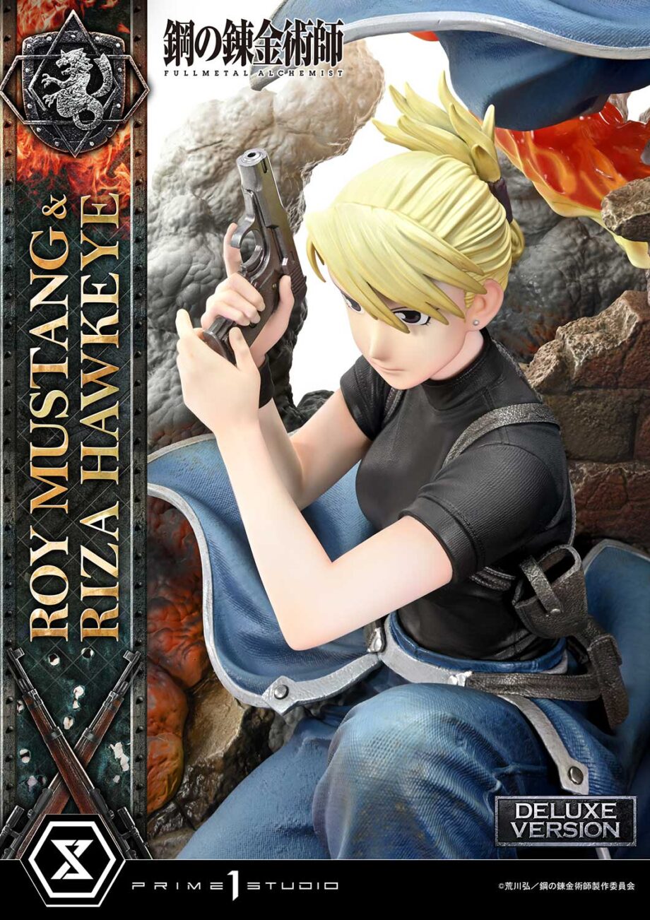 Statuette Roy Mustang & Riza Hawkeye Deluxe Version Fullmetal Alchemist