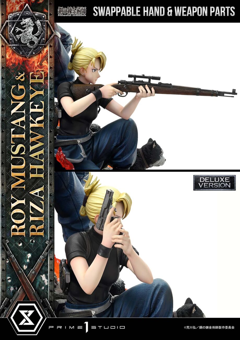 Statuette Roy Mustang & Riza Hawkeye Deluxe Version Fullmetal Alchemist