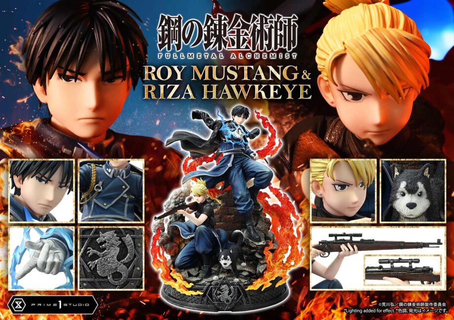 Statuette Roy Mustang & Riza Hawkeye Fullmetal Alchemist