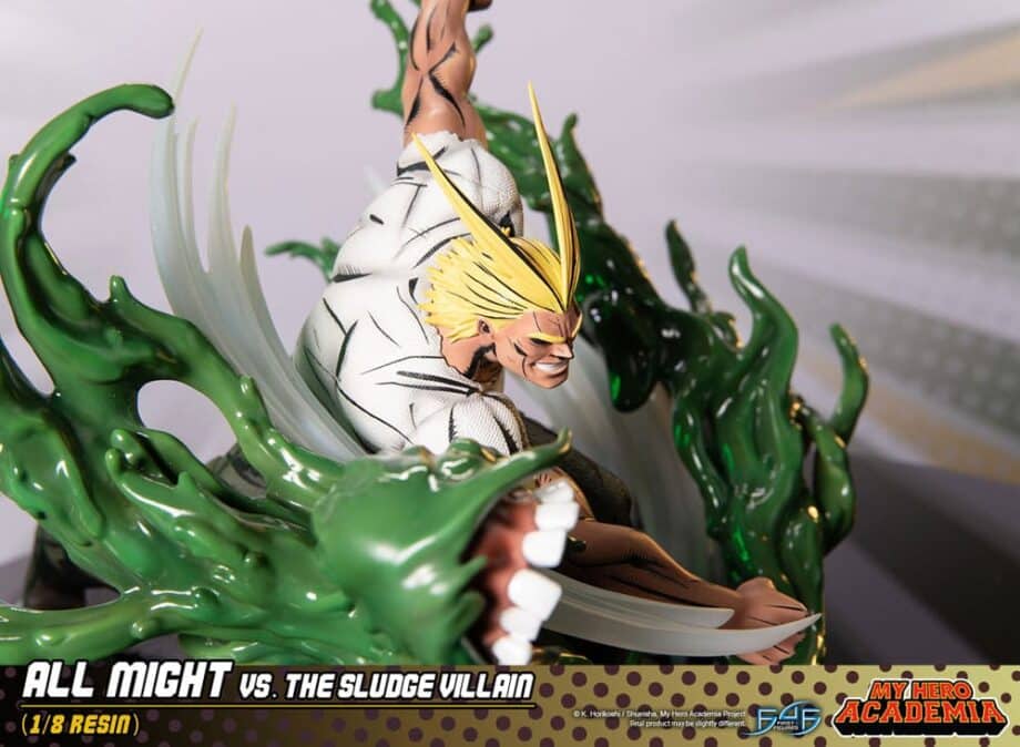 Diorama All Might vs the Sludge Villain My Hero Academia