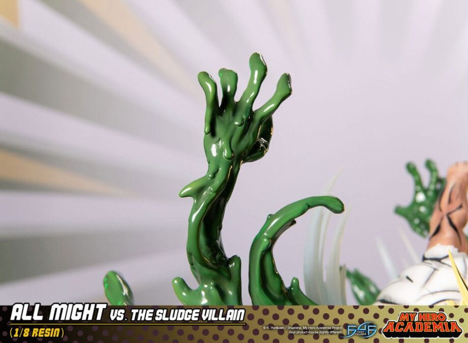 Diorama All Might vs the Sludge Villain My Hero Academia