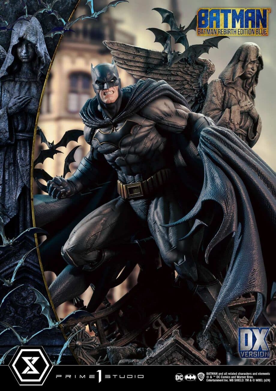 Statuette Batman Rebirth Edition Blue Deluxe Bonus Version