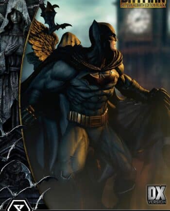 Statuette Batman Rebirth Edition Black Deluxe Bonus Version