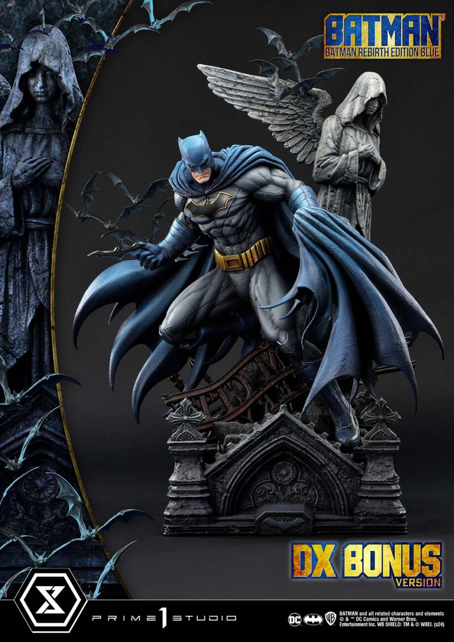 Statuette Batman Rebirth Edition Blue Deluxe Bonus Version