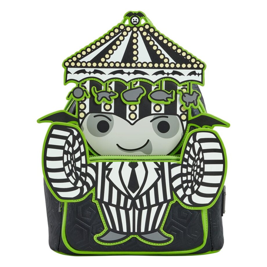 Sac à dos Mini Pinstripe Beetlejuice by Loungefly