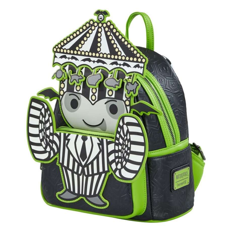 Sac à dos Mini Pinstripe Beetlejuice by Loungefly