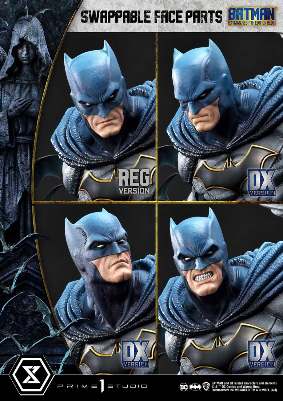 Statuette Batman Rebirth Edition Blue Deluxe Version