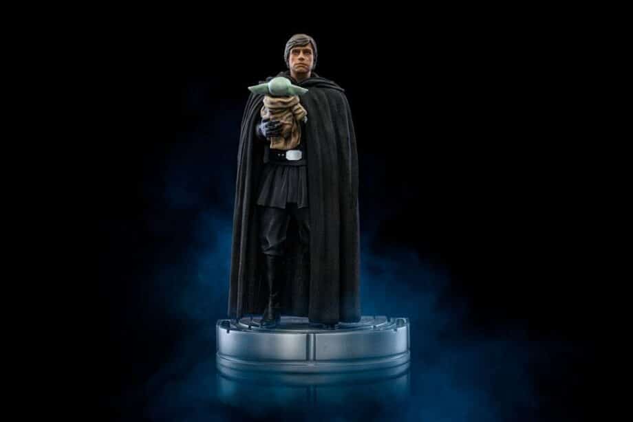 Statuette Art Scale Luke Skywalker et Grogu