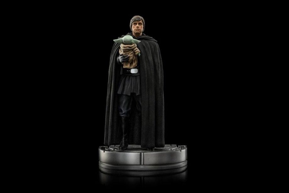 Statuette Art Scale Luke Skywalker et Grogu